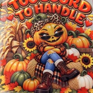 Too Gourd to Handle Fall Pumpkin DTF Transfer
