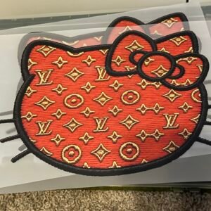 Red LV Hello Kitty Designer-Inspired DTF Transfer