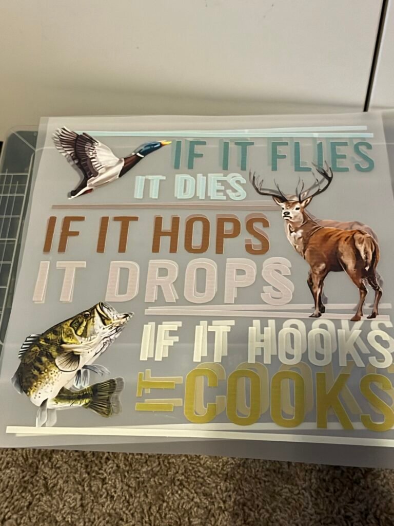 If It Flies It Dies Hunting & Fishing DTF Transfer